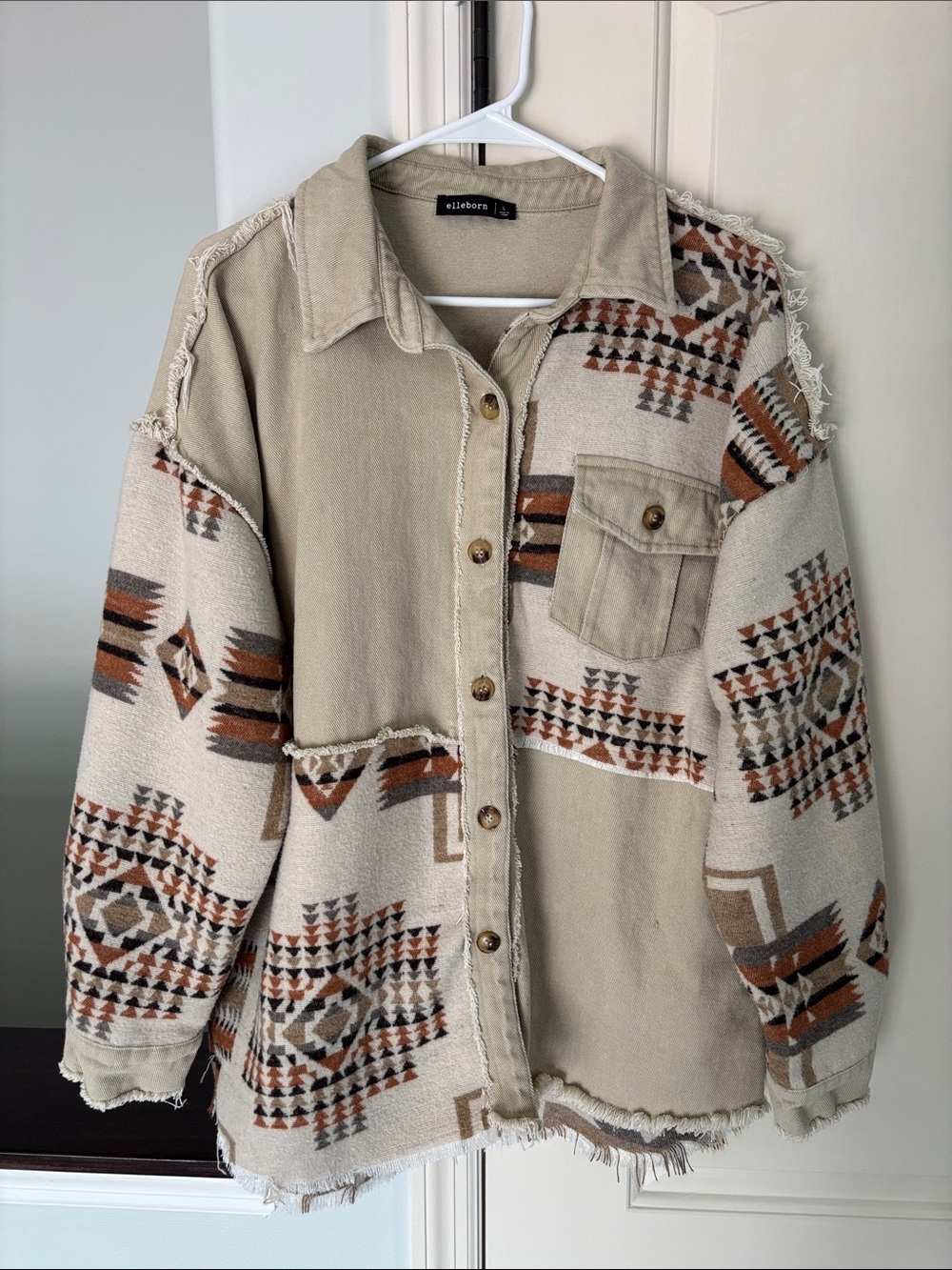 Boutique Western Aztec Shacket